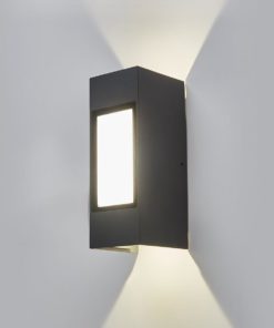 Уличный настенный светодиодный светильник Elektrostandard 1638 Techno Led серый a054930