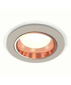 Комплект встраиваемого светильника Ambrella light Techno Spot XC6514005 SGR/PPG серый песок/золото розовое полированное (C6514, N6114)