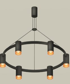 Комплект подвесного светильника Ambrella light Traditional DIY черный песок/кофе (С9022, N6154) XB9022202