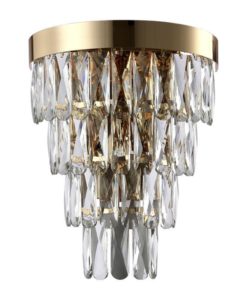 Настенный светильник Crystal Lux Abigail AP3 Gold/Transparent